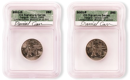 Daniel Carr New York Quarter Set