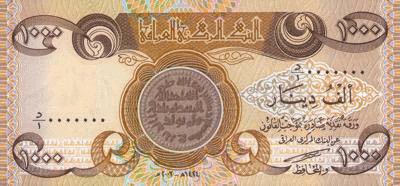 1,000 Dinars