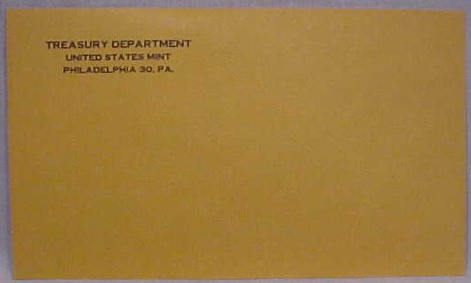Replacement Proof Set Envelope